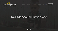 Desktop Screenshot of mourninghope.org
